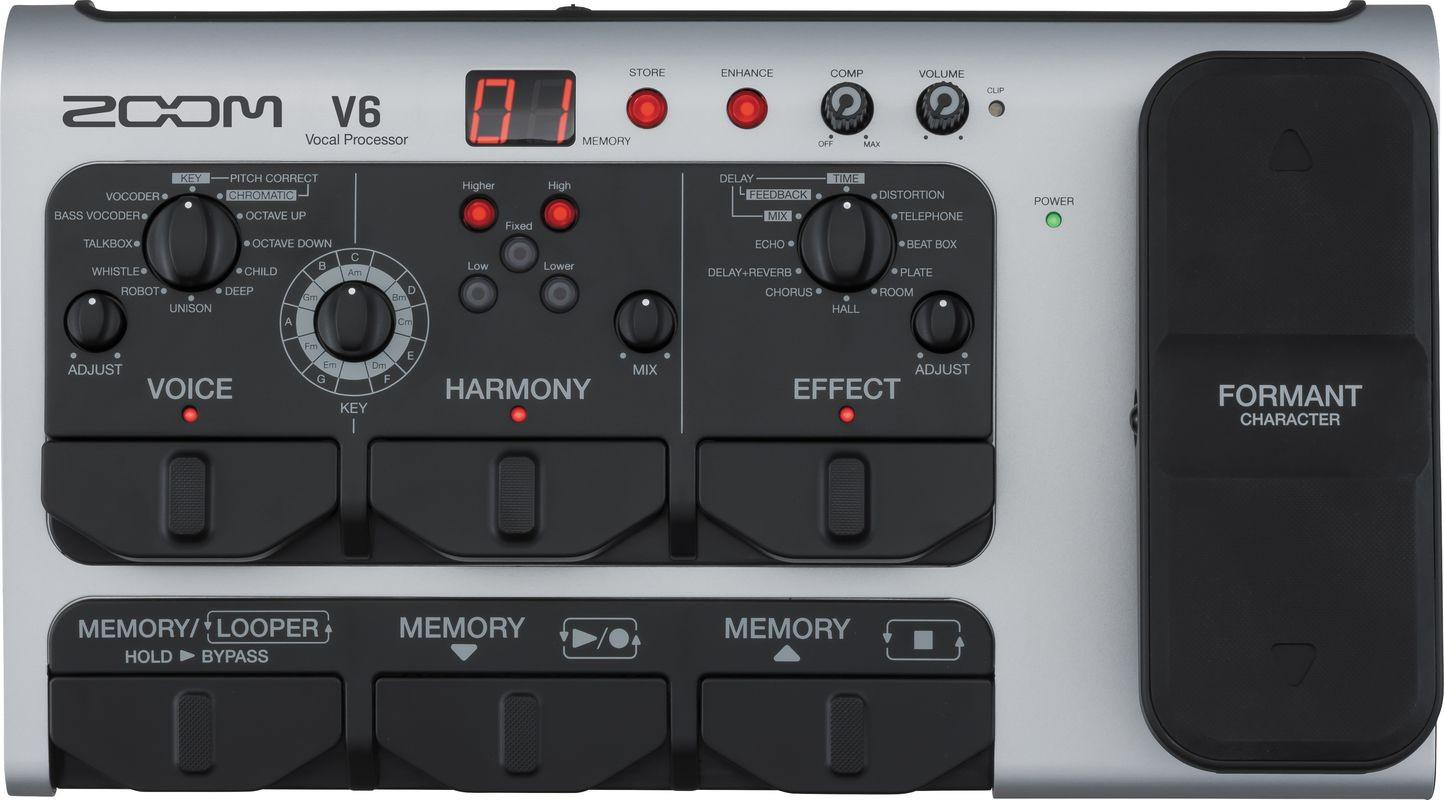 Zoom V6-SP Vocal Processor Pedal - Andertons Music Co.